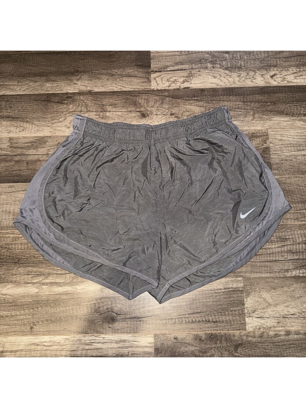 Nike Dri-FIT Women’s Running Shorts Gray Size Large Athletic Gym Training